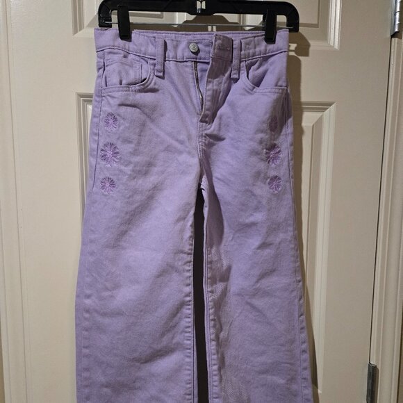 Old Navy Girl's Lilac Denim Pants - Picture 1 of 5